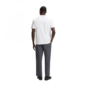 Relaxed-Fit T-Shirt With Tennis-Inspired Mesh-Print Logo 3