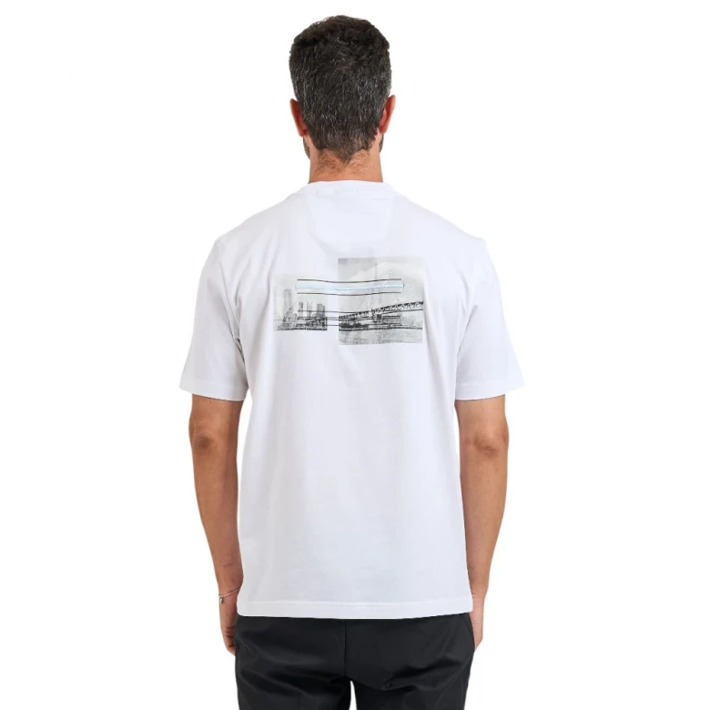 Relaxed-Fit T-Shirt In Stretch Cotton With Photo Print 3