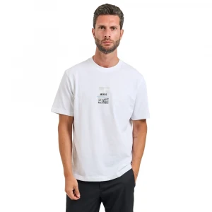 Relaxed-Fit T-Shirt In Stretch Cotton With Photo Print