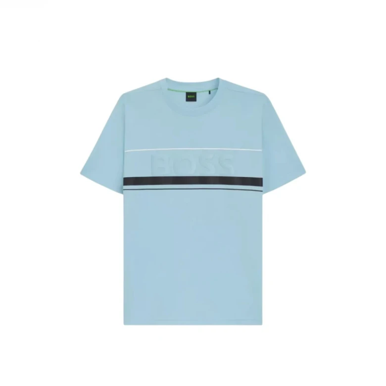 Cotton-jersey T-shirt With Stripes And Logo
