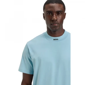 Relaxed-Fit T-Shirt In Stretch Cotton With Logo Collar 1