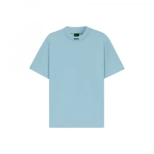 Relaxed-Fit T-Shirt In Stretch Cotton With Logo Collar 4