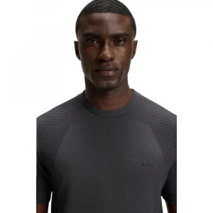Thermoregulating Knit T-Shirt In A Cotton Blend 1