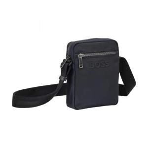 Барсетка Boss Crossbody Bag with Contrast Logo and Signature-Stripe Strap