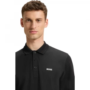 Поло Boss Cotton-Piqué Polo Shirt With Contrast Logo 1