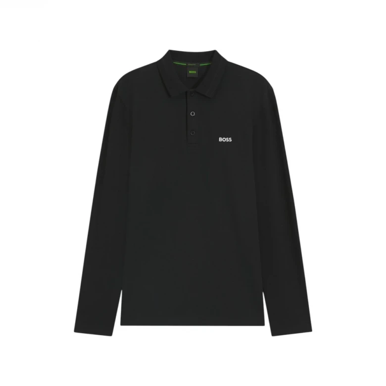 Поло Boss Cotton-Piqué Polo Shirt With Contrast Logo 4