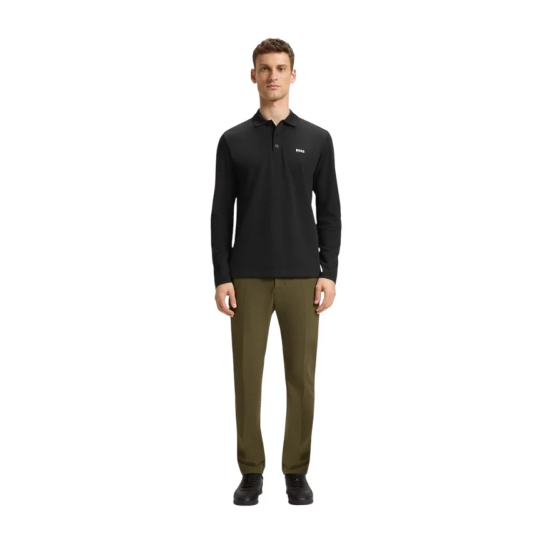 Поло Boss Cotton-Piqué Polo Shirt With Contrast Logo 2
