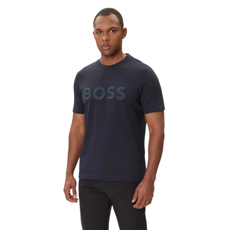 Футболка Boss Cotton-Jersey T-Shirt With 3D Logo