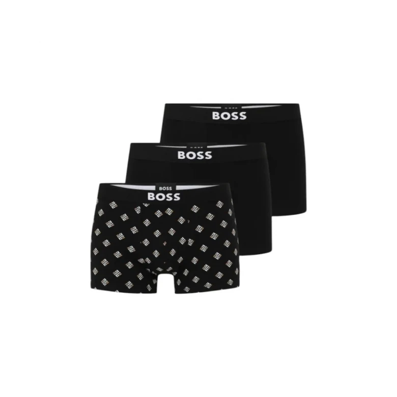 Трусы Boss Three-Pack Of Trunks In Stretch Cotton