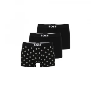 Трусы Boss Three-Pack Of Trunks In Stretch Cotton