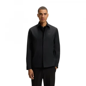 Рубашка Boss Relaxed-Fit Overshirt In Water-Repellent Fabric