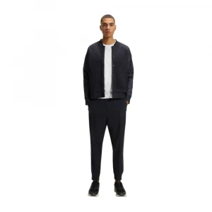 Брюки Boss Check-Print Tracksuit Bottoms In Stretch Piqué 2
