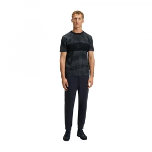 Футболка Boss Pima-Cotton T-Shirt With Check Print 2