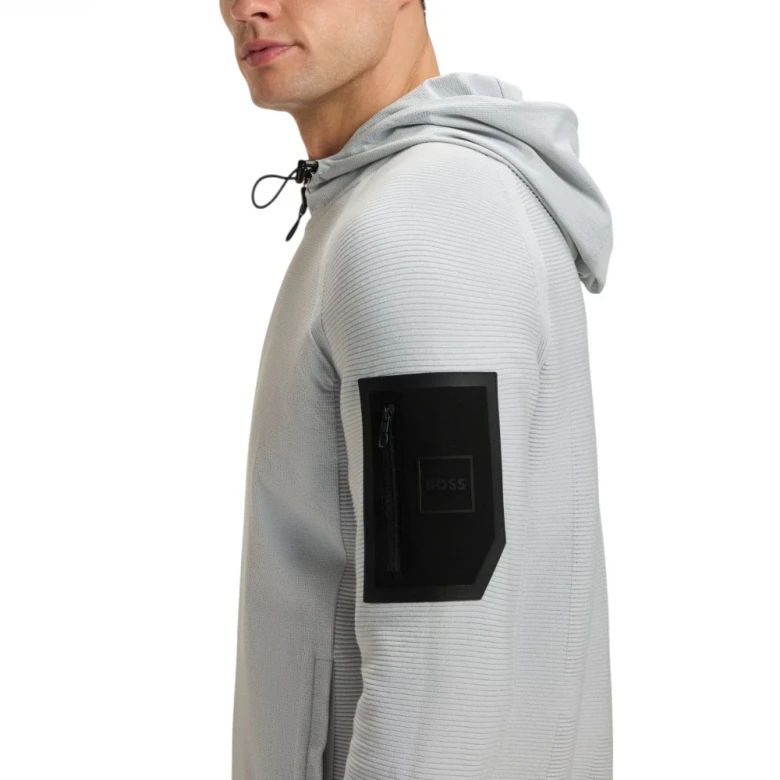Толстовка Boss Hybrid Jacket With Comfort-Stretch Knit 4