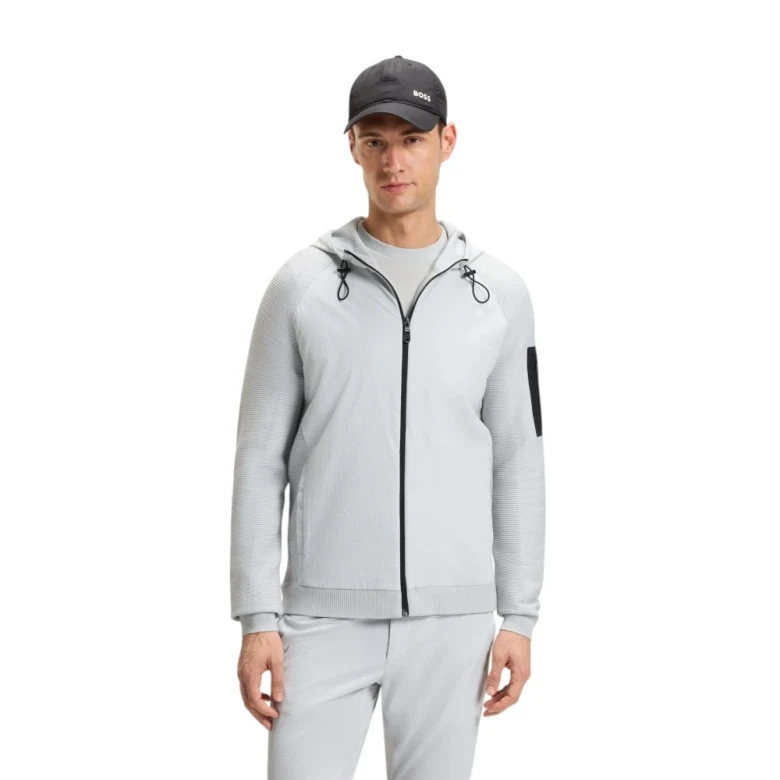 Толстовка Boss Hybrid Jacket With Comfort-Stretch Knit