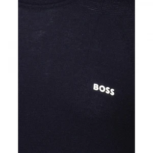 Кофта Boss Cotton-Blend Sweater With Body-Mapping And Contrast Logo 2