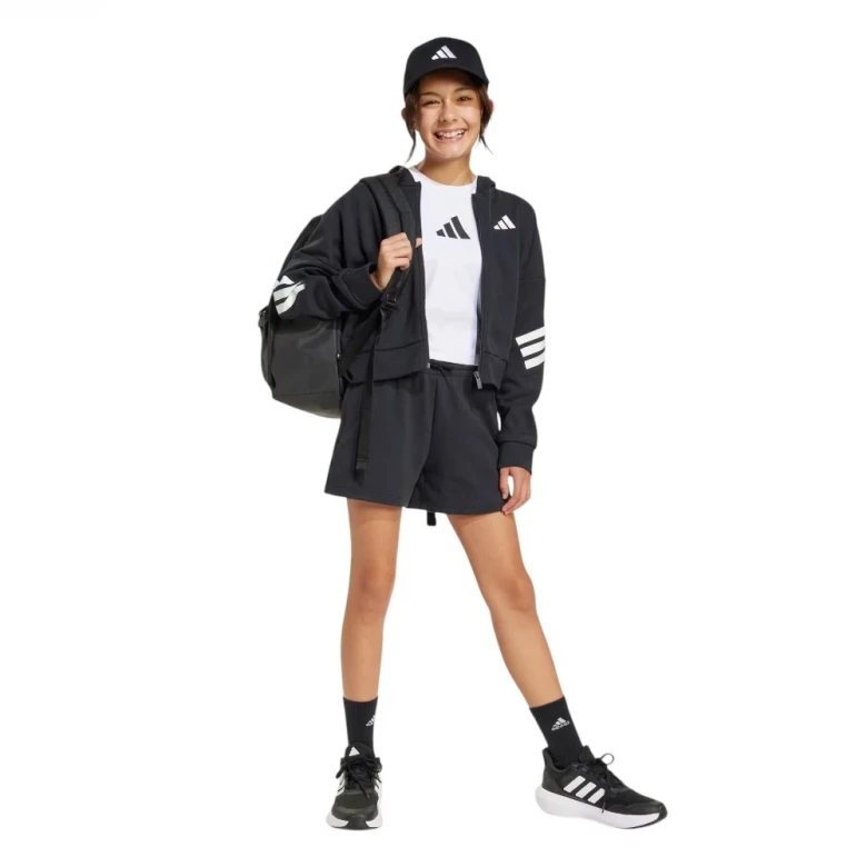 Adidas Future Icons 3-Stripes Full-Zip Hooded Track Jacket Kids Tolstovkasi 4