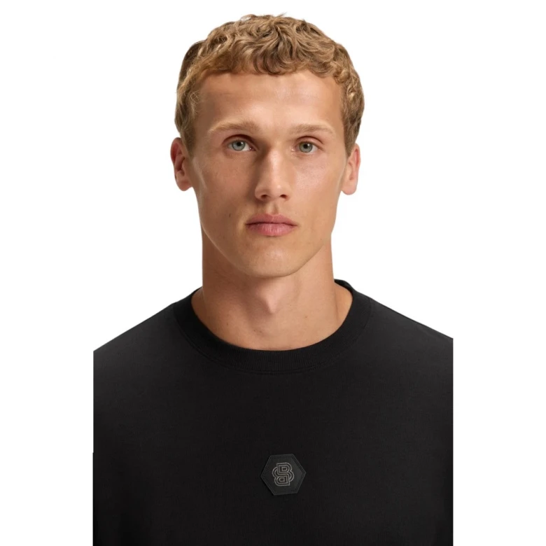 Cotton-Jersey T-Shirt With Double B Monogram 1