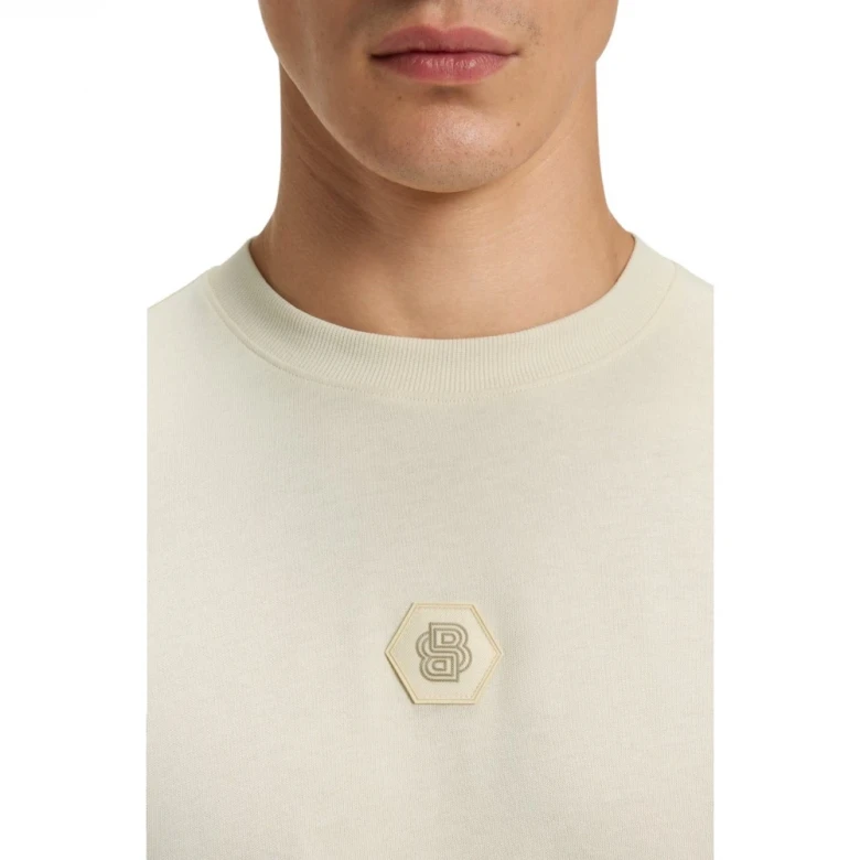 Cotton-Jersey T-Shirt With Double B Monogram 1