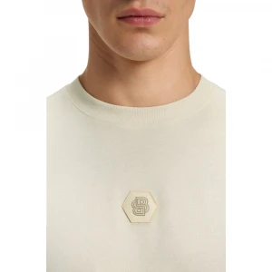 Cotton-Jersey T-Shirt With Double B Monogram 1