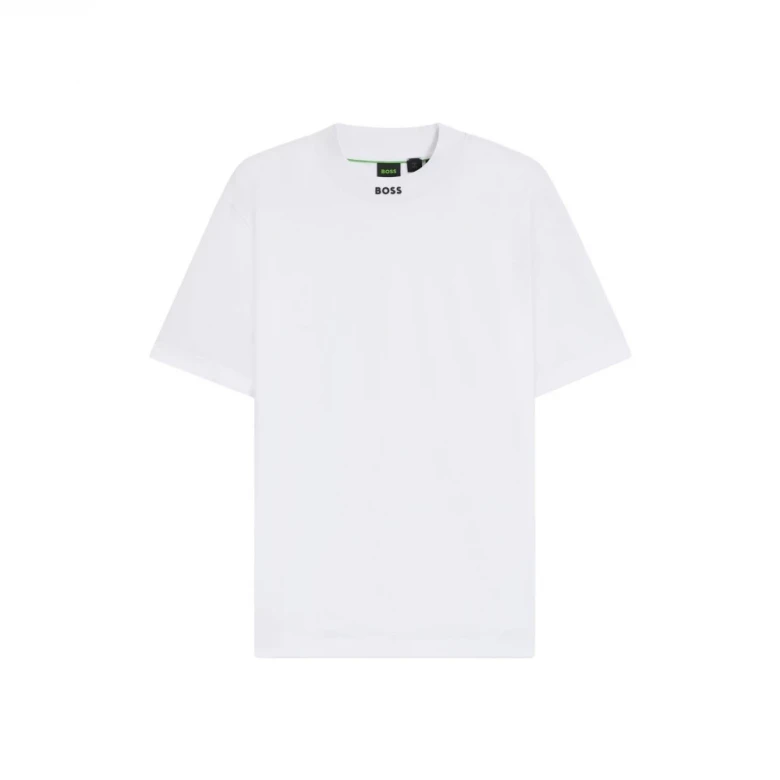 Relaxed-Fit T-Shirt In Stretch Cotton With Logo Collar 4