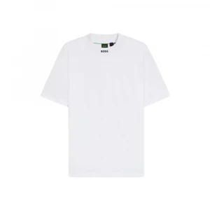 Relaxed-Fit T-Shirt In Stretch Cotton With Logo Collar 4