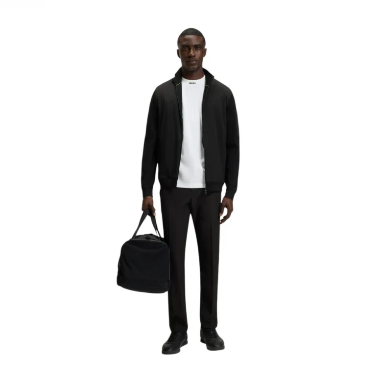 Relaxed-Fit T-Shirt In Stretch Cotton With Logo Collar 2