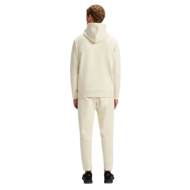 Худи Boss Cotton-Blend Hoodie With Moulded Logo 2