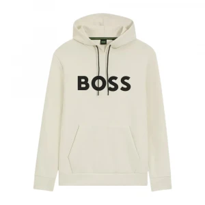 Худи Boss Cotton-Blend Hoodie With Moulded Logo 3