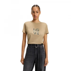 Футболка Boss Slim-Fit T-Shirt In Cotton Jersey With Logo Artwork