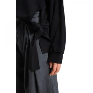 Свитшот Boss Cotton-Blend Sweatshirt With Tie Detail 4