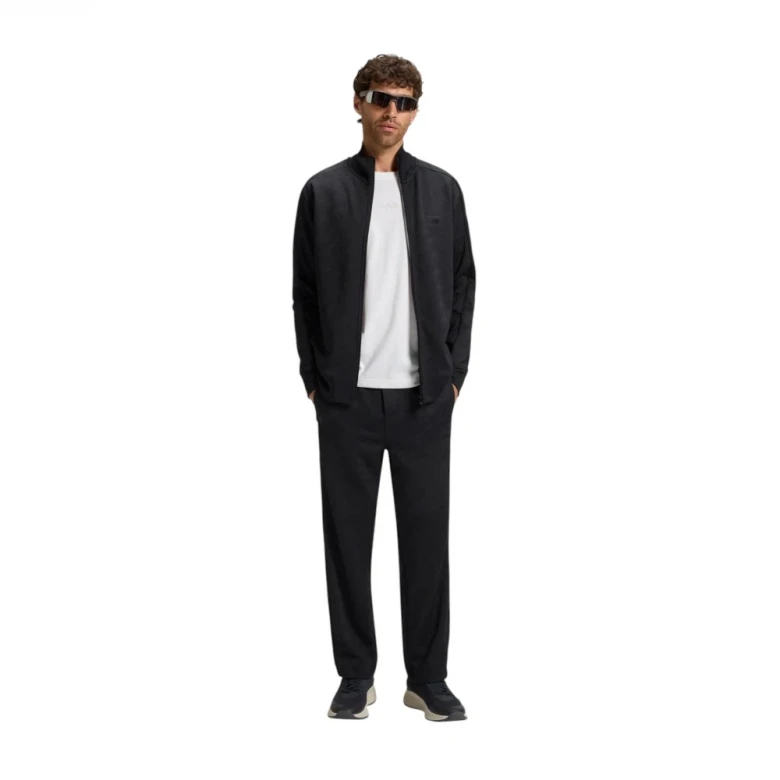 Ветровка Boss Regular-Fit Zip-Up Sweatshirt With Quilted Jacquard 3