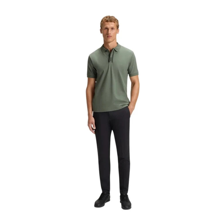 Поло Boss Paddy Polo Shirt With Striped Placket And Logo 2