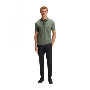 Поло Boss Paddy Polo Shirt With Striped Placket And Logo 2