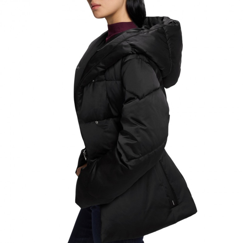 Boss Water-Repellent Quilted Jacket With Belt Kurtkasi 2