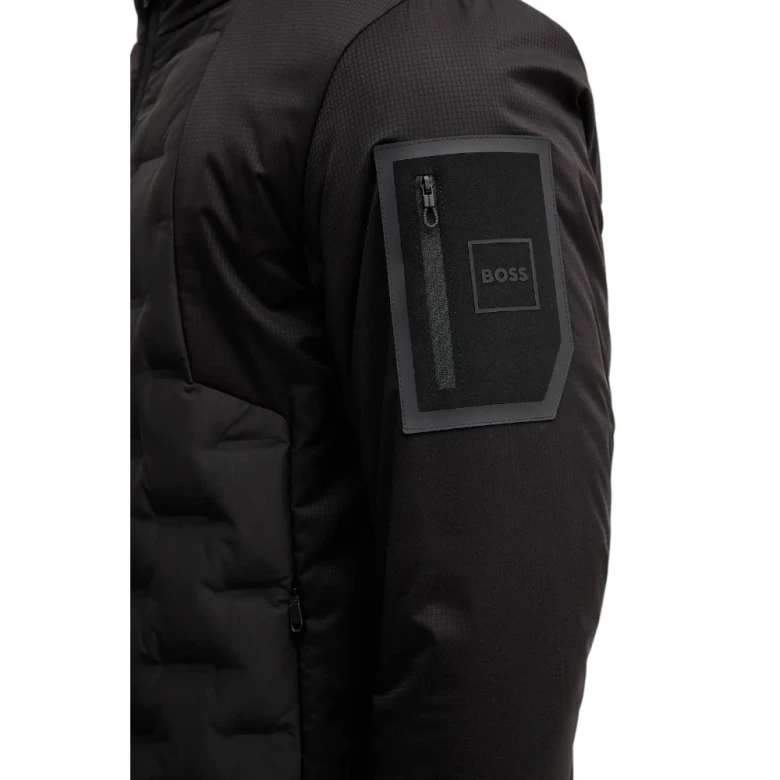 Пуховик Boss Cropped Down Jacket With Water-Repellent Finish 2