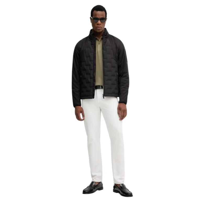Пуховик Boss Cropped Down Jacket With Water-Repellent Finish 4