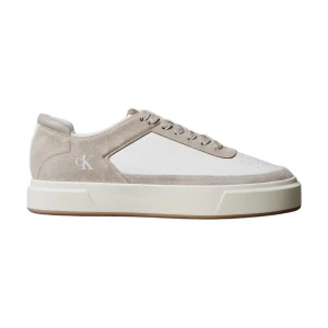 Leather and Suede Signature Trainers