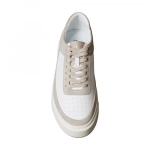 Leather and Suede Signature Trainers 3