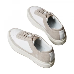 Leather and Suede Signature Trainers 2