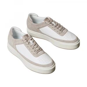 Leather and Suede Signature Trainers 1