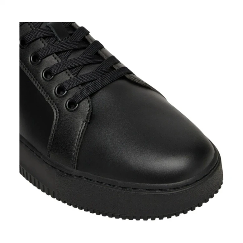 Smooth Leather Flexible Sole Trainers 5