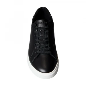 Leather Emblem Logo Pattern Trainers 3