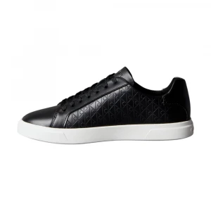 Leather Emblem Logo Pattern Trainers 4