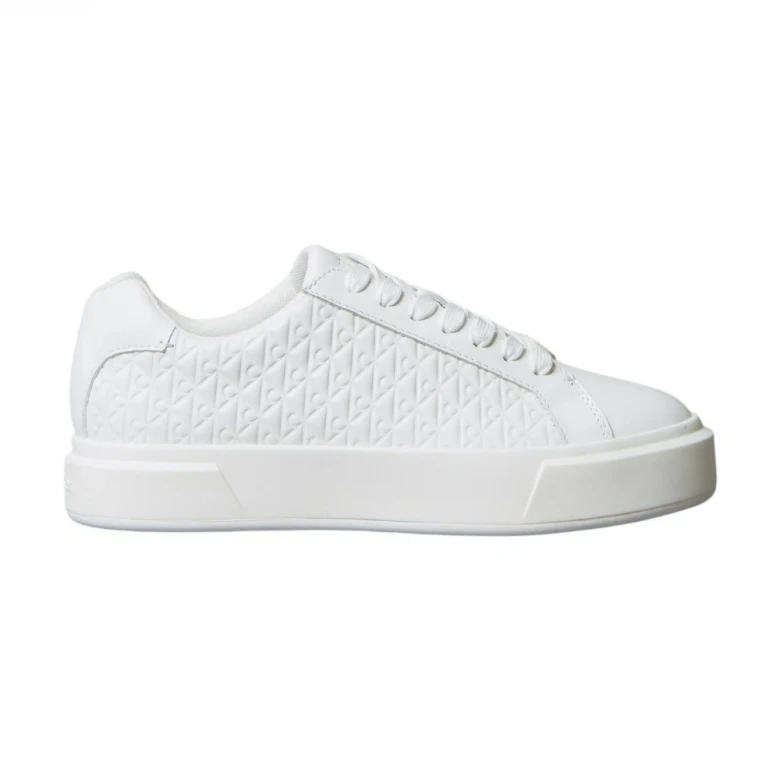Leather Emblem Logo Trainers