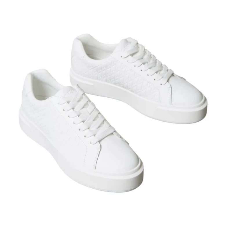Leather Emblem Logo Trainers 1