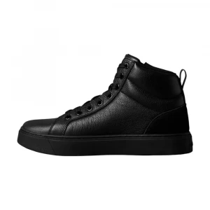 Classic Leather Zip High-Top Trainers 4