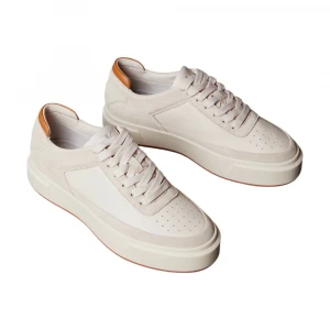 Leather and Suede Signature Trainers 1