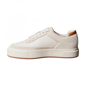Leather and Suede Signature Trainers 4