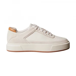 Leather and Suede Signature Trainers